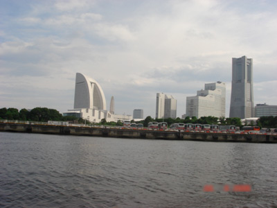 Yokohama harbour.