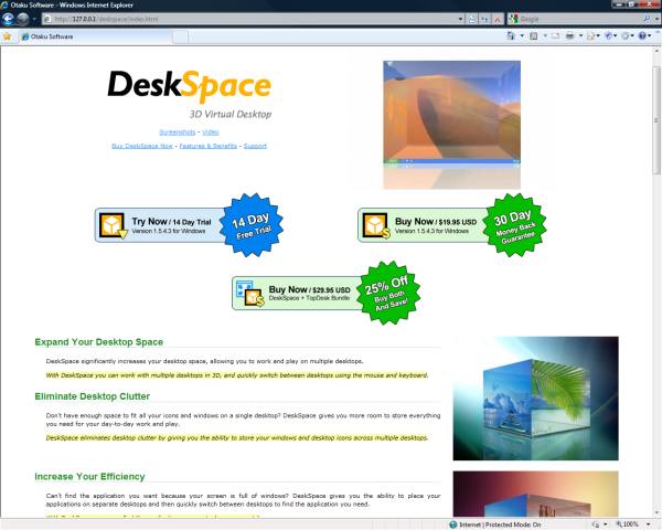 Otaku Software - DeskSpace.