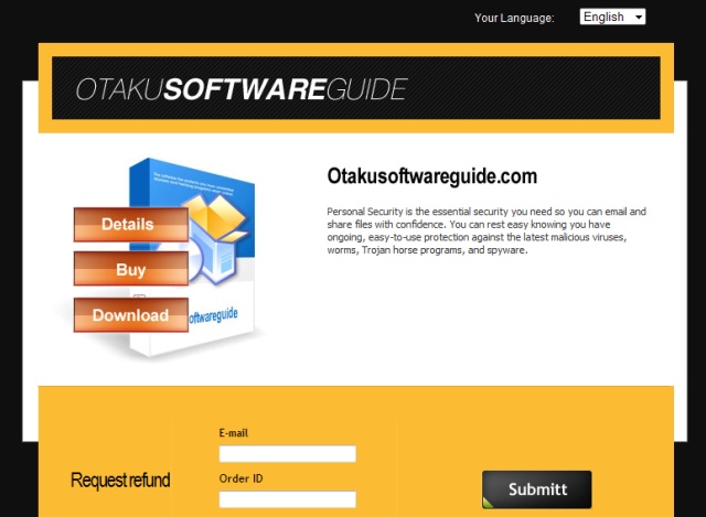 otakusoftwareguide.com Scam Site