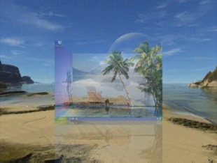 With DeskSpace, you can display multiple desktops in stunning 3D.